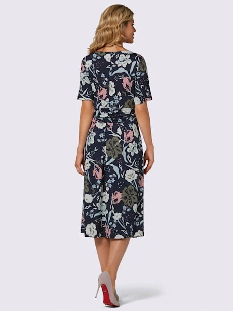 Robe En Jersey Encolure En U Féminine 3 Robe En Jersey Encolure En U Féminine – Image 3