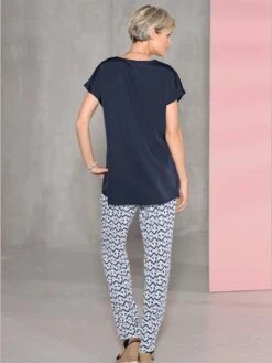 Tunique Femme Chic à Mancheron Et Col Rond -Promos Mode Exquise Boutique 020.00ZUK03337 A05.003