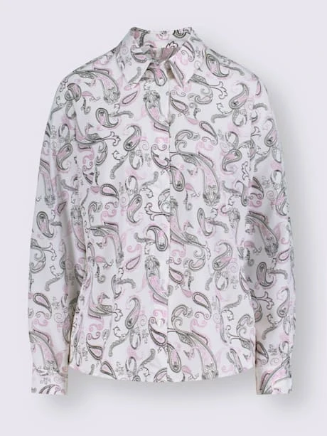 Chemisier Classique élégant Imprimé Paisley 4 Chemisier Classique élégant Imprimé Paisley – Image 4
