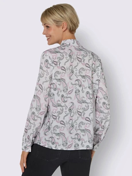 Chemisier Classique élégant Imprimé Paisley 3 Chemisier Classique élégant Imprimé Paisley – Image 3