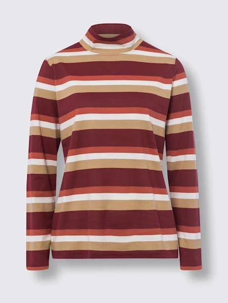 T-shirt à Col Montant Col Montant 3 T-shirt à Col Montant Col Montant – Image 3