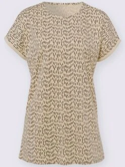 T-shirt Long à Encolure Ronde -Promos Mode Exquise Boutique 023.00ZUK91645 052.001