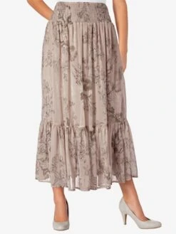 Jupe En Mousseline à L'imprimé Floral