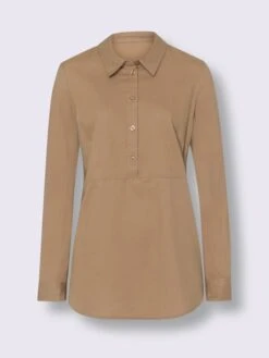 Chemisier à Manches Longues Imitation Velours Côtelé 7 Chemisier à Manches Longues Imitation Velours Côtelé -Promos Mode Exquise Boutique 024.00ZUK92348 B22.002