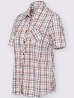 Chemisier En Coton Qualité Seersucker -Promos Mode Exquise Boutique 025.00ZUK03343 A50.001