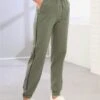 Pantalon De Loisirs Ceinture élastique, Coulisse Et Lien à Nouer
