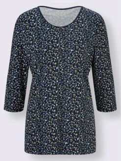 T-shirt De Loisirs Manches 3/4 Mode 7 T-shirt De Loisirs Manches 3/4 Mode -Promos Mode Exquise Boutique 025.00ZUK91745 B07.001