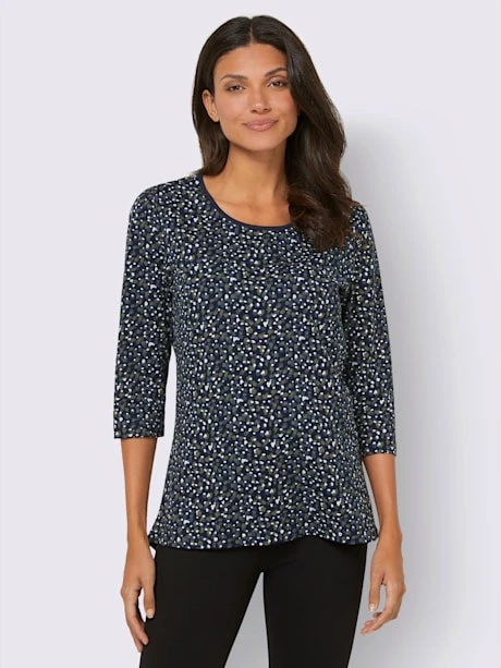 T-shirt De Loisirs Manches 3/4 Mode 2 T-shirt De Loisirs Manches 3/4 Mode – Image 2