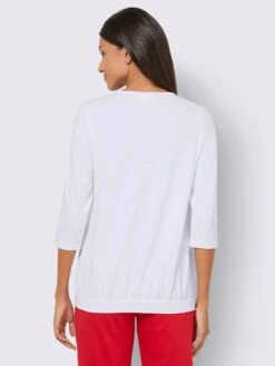 T-shirt De Loisirs Imprimé Plumes -Promos Mode Exquise Boutique 025.00ZUK91745 B14.001