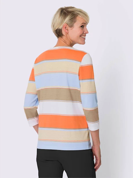 T-shirt à Manches 3/4 Manches 3/4 Mode 2 T-shirt à Manches 3/4 Manches 3/4 Mode – Image 2