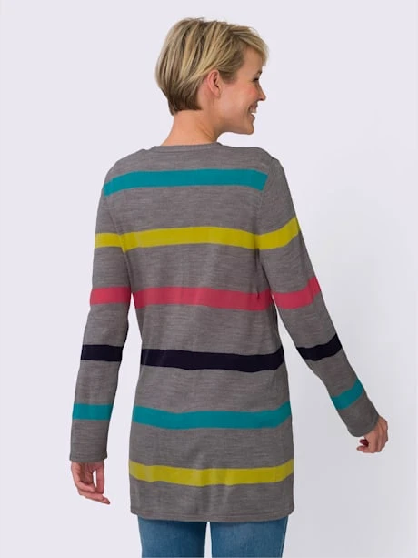 Veste Longue En Tricot Coupe Longue Affinante 3 Veste Longue En Tricot Coupe Longue Affinante – Image 3