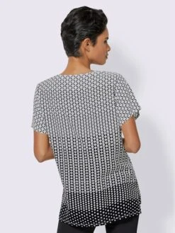 Chemisier à Manches Courtes Pure Viscose 6 Chemisier à Manches Courtes Pure Viscose -Promos Mode Exquise Boutique 030.00F0130041 B11.001