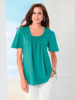 Tshirt Avec Manches Papillon Avec Encolure élastique