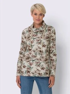 Sweatshirt Lien à Nouer, œillets à L'encolure