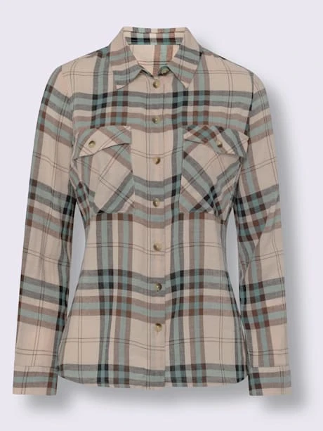 Chemisier En Flanelle Qualité Flanelle Chaude 4 Chemisier En Flanelle Qualité Flanelle Chaude – Image 4