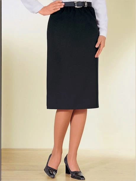 Jupe Crayon Femme Coupe Droite Avec Ceinture élastique Et Fente Au Dos 1 Jupe Crayon Femme Coupe Droite Avec Ceinture élastique Et Fente Au Dos