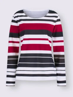 T-shirt à Rayures Rayures Marines -Promos Mode Exquise Boutique 031.00ZUK92345 B23.001