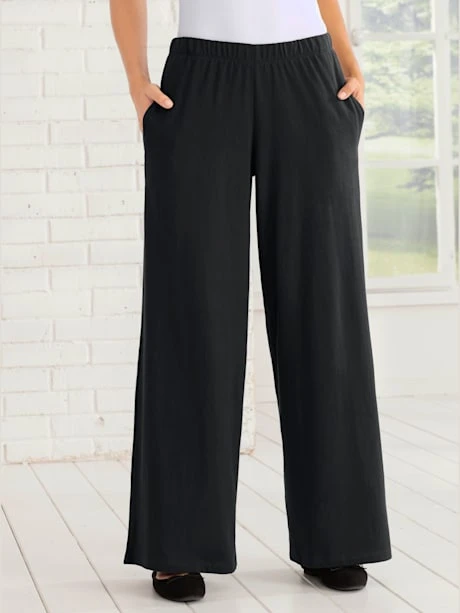 Pantalon De Loisirs Ample Avec Ceinture élastique 1 Pantalon De Loisirs Ample Avec Ceinture élastique
