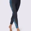Legging Empiècements Contrastés Affinants