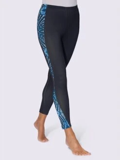 Legging Empiècements Contrastés Affinants