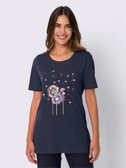 T-shirt Long Longueur Tendance