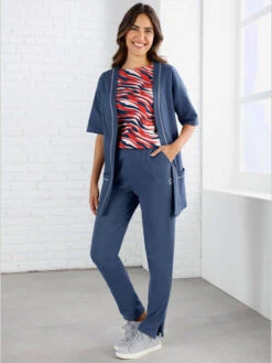 Veste De Loisirs Manches Courtes Allongées