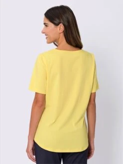 T-shirt De Loisirs Fronce Légère à L'encolure -Promos Mode Exquise Boutique 054.00ZUK05547 B10.001