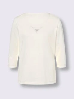 T-shirt Petites Pierres Fantaisie à L'encolure -Promos Mode Exquise Boutique 056.00ZUK92346 B06.001