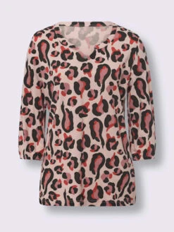 T-shirt De Loisirs Encolure Arrondie Avec Petit V -Promos Mode Exquise Boutique 057.00ZUK03346 B10.001