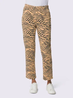 Pantalon Molletonné Ceinture élastique Confortable 7 Pantalon Molletonné Ceinture élastique Confortable -Promos Mode Exquise Boutique 057.00ZUK92346 B30.001