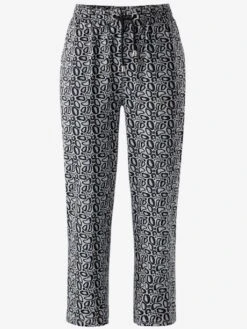 Pantalon De Loisirs 7/8 Ceinture élastique, Coulisse Et Lien à Nouer -Promos Mode Exquise Boutique 063.00KAT35441 A02.001