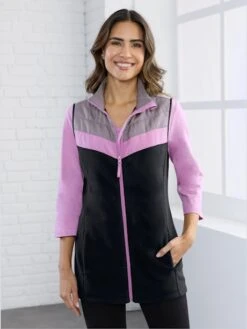 Gilet De Loisirs Col Montant Tendance