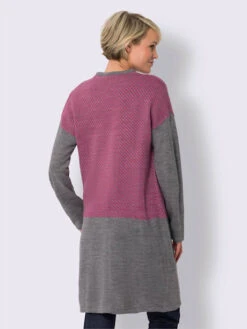 Manteau En Tricot Tricot Chiné -Promos Mode Exquise Boutique 071.00ZUK92348 B11.001