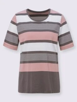 T-shirt à Encolure Ronde 50% Modal -Promos Mode Exquise Boutique 102.00BA155245 B25.001