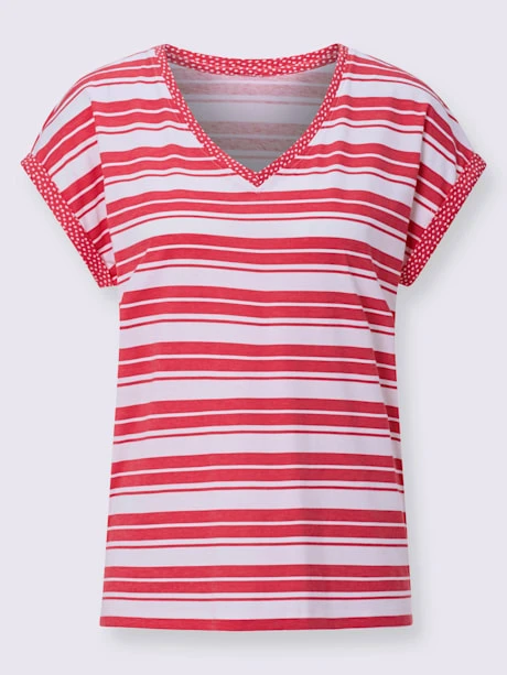 T-shirt à Rayures Finitions Décoratives 4 T-shirt à Rayures Finitions Décoratives – Image 4