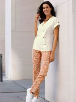 Chemisier Boutons Imitation Corne