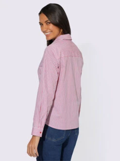 Chemisier En Coton Ourlet Légèrement Arrondi -Promos Mode Exquise Boutique 173.00BJ256346 B08.001