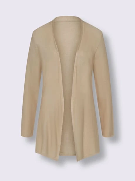 Veste Longue En Tricot Maille Perlée Attrayante 3 Veste Longue En Tricot Maille Perlée Attrayante – Image 3