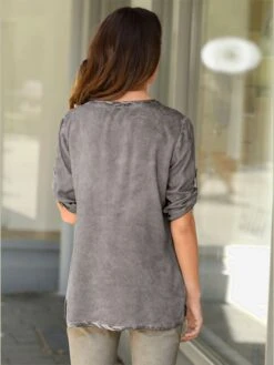 Tunique Aux Manches 3/4 Retroussables 6 Tunique Aux Manches 3/4 Retroussables -Promos Mode Exquise Boutique 600.00TIT03337 A07.002