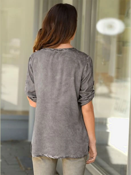 Tunique Aux Manches 3/4 Retroussables 3 Tunique Aux Manches 3/4 Retroussables – Image 3