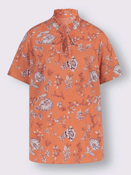 Chemisier Col Montant Froncé 4 Chemisier Col Montant Froncé – Image 4