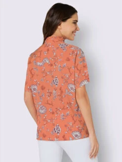 Chemisier Col Montant Froncé 6 Chemisier Col Montant Froncé -Promos Mode Exquise Boutique 800.00TIT92347 B02.001