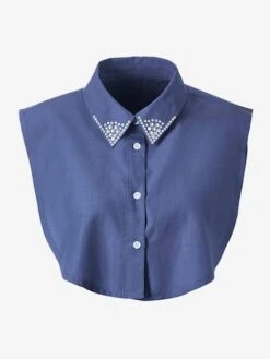 Col De Chemisier Pierres Fantaisie Couleur Argent 5 Col De Chemisier Pierres Fantaisie Couleur Argent -Promos Mode Exquise Boutique 900.00TIT05540 A05.001