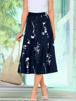 Jupe Avec Ceinture élastique